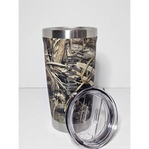 Calcutta Outdoors 20 oz Traveler Tumbler Realtree Max-5 Camo Stainless Steel Lid